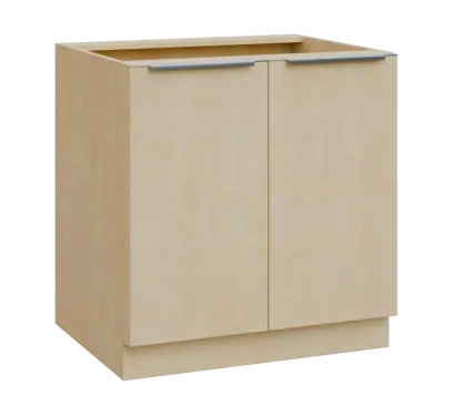 SIS - 8D spodní skříňka, 2-dveřová, 870x800x600, bříza světlá